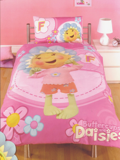 Fifi and the Flowertots Buttercup Design Duvet Cover and Pillowcase Bedding