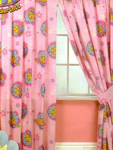 Fifi and the Flowertots `nd#39;Buttercup`nd39; Curtains 54 Drop