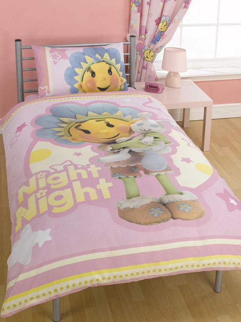 Fifi and the Flowertots Night Night Duvet Cover and Pillowcase Bedding - Special Low Price