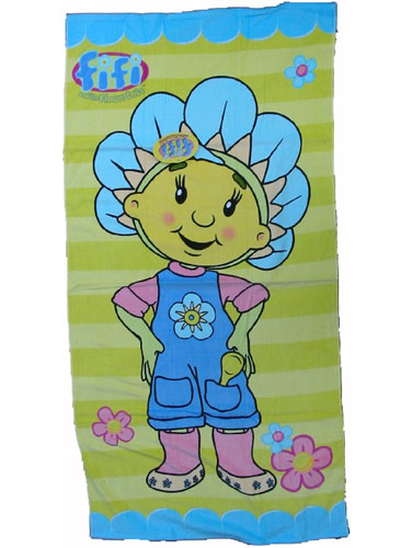 Fifi and the Flowertots Stripes Beach / Bath Towel