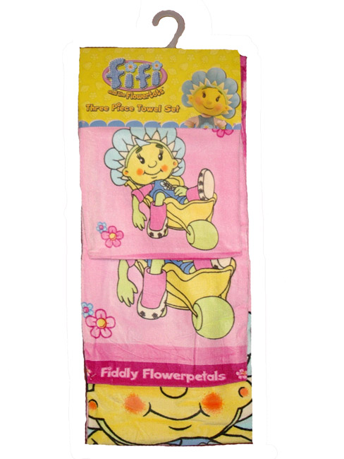 Fifi and the Flowertots Towel set 3 piece Pink