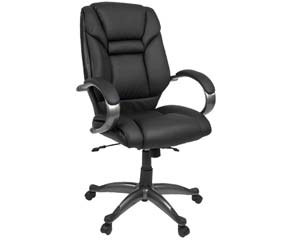 Fiji black executive chair