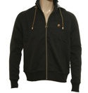 Black Full Zip Hooded Sweatshirt