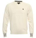 Cream V-Neck Sweater