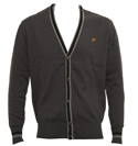 Fila Dark Grey Button Fastening Cardigan