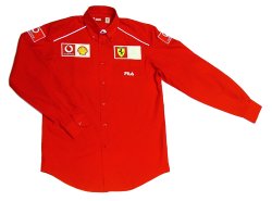 FILA Ferrari FILA Ferrari Long Sleeve Shirt (Red)