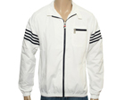 Four Stripe White Wind Jacket