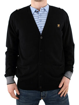 Fila Gold Black Juno Cardigan
