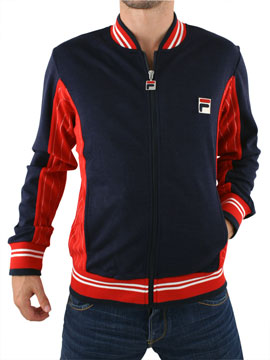 Fila Vintage Dark Peacoat/Red Matchday Track Jacket