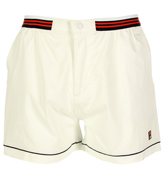 Fila Match White Cotton Shorts