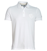 Headingham White Pique Polo Shirt