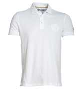 Headingham White Pique Polo Shirt