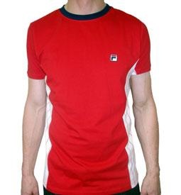 Mens Fila Vintage T-Shirt - Red / Fila Vintage