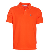 Orange Classic Pique Polo Shirt