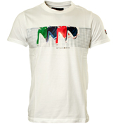 Fila Vintage White T-Shirt with Printed Design
