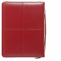 Filofax Classic Zipped Portfolio With Handles Cherry