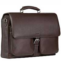 Finchley Large Briefcase Brown