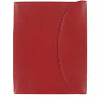 Finsbury Trifold Folder Red