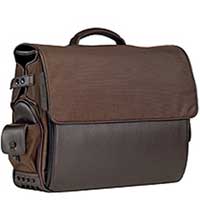 Graphic Large Briefcase Brown