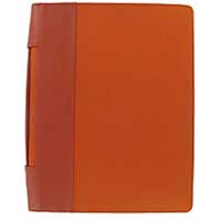 Filofax Graphic Zipped Portfolio With Handles Burnt Orange