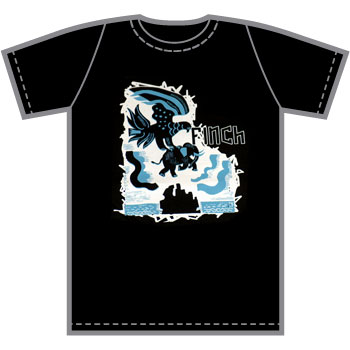 Finch Bird Elephant T-Shirt