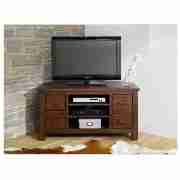 Finchley Corner TV Chest, dark finish