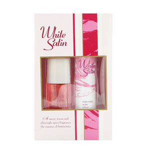 Fine Fragrances and Cosmetics Fine Fragrances White Satin Gift Set 15ml