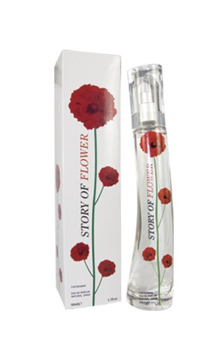 Fine Perfumery Story of Flower Red Ladies Women Perfume Eau De Parfum Spray Gift 50ml