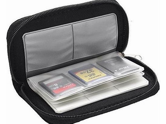 CF Micro SD SDHC MMC Memory Card Holder Storage Carry Pouch Wallet Case