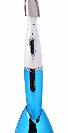 Finejo Micro Precision Electric Eyebrow Trimmer Face Bikini Hair Remover Wet Dry Shaver