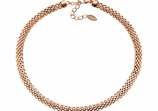 Finesse Rose Gold Plated Mesh Collar