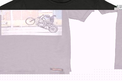 Finger in the nose Biker Dalton T-shirt Charcoal grey `2 years,4