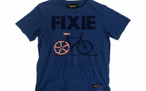 Finger in the nose Fixie Dalton T-shirt Blue `2 years,4 years,6