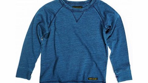 Finger in the nose Neal long-sleeve T-shirt Indigo blue `2 years,4