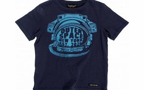 Finger in the nose Outer Space Dalton T-shirt Midnight blue `2