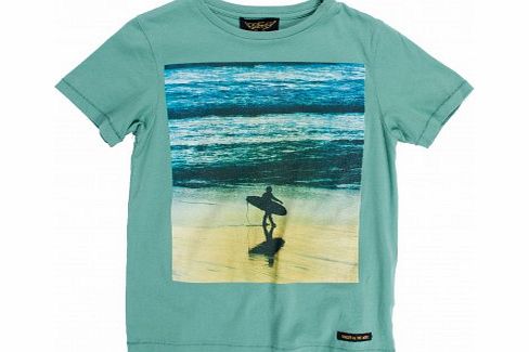 Finger in the nose Surf Boy Dalton T-shirt Green `2 years,4 years,6