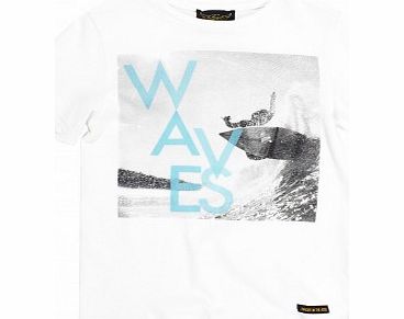 Finger in the nose Waves Dalton T-shirt White `2 years,4 years,6