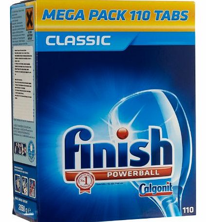 Finish  POWERBALL CLASSIC 110 PACK DISHWASHER TABLETS - LARGE MEGAPACK 110 TABS