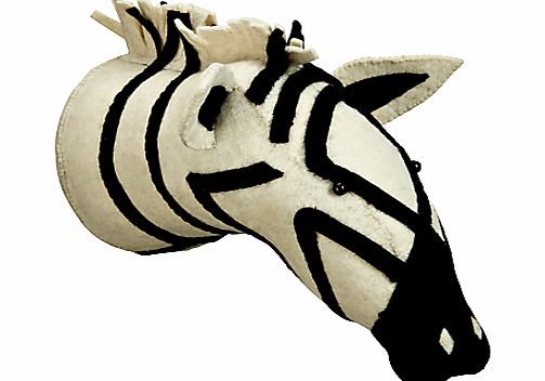 Scandi-chic Zebra Wall Mounted Animal Head