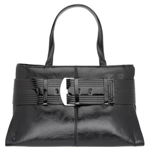 Lola Large Shoulder Bag- Black