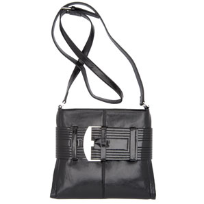 Lola Medium Across Body Bag- Black