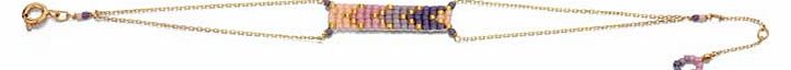 Fiorelli Purple Woven Bracelet