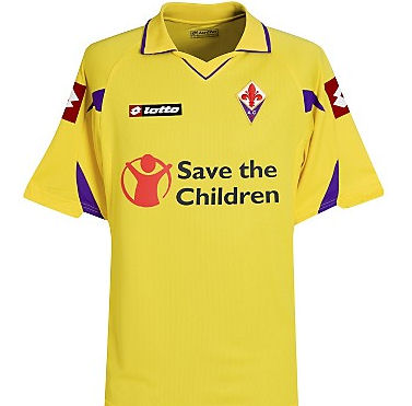 Fiorentina Lotto 2010-11 Fiorentina Save The Children 3rd Shirt