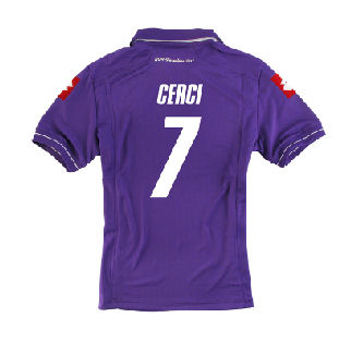 Fiorentina Lotto 2011-12 Fiorentina Lotto Home Shirt (Cerci 7)