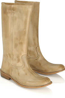 Eternity washed leather boots