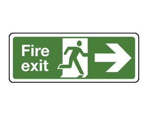 exit arrow right signs (pict)