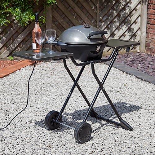 Fire Mountain Portable Electric BBQ Barbecue Grill Indoor Outdoor - Anthracite