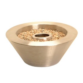 Firebowls Fire Bowl Ceramic Stainless Steel