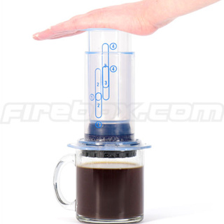 Firebox AeroPress Coffee Maker (350 Replacement Filters)