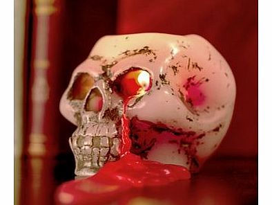 Firebox Bleeding Skull Candle